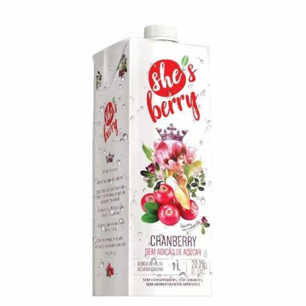 Shes Berry Cranberry Zero 1l