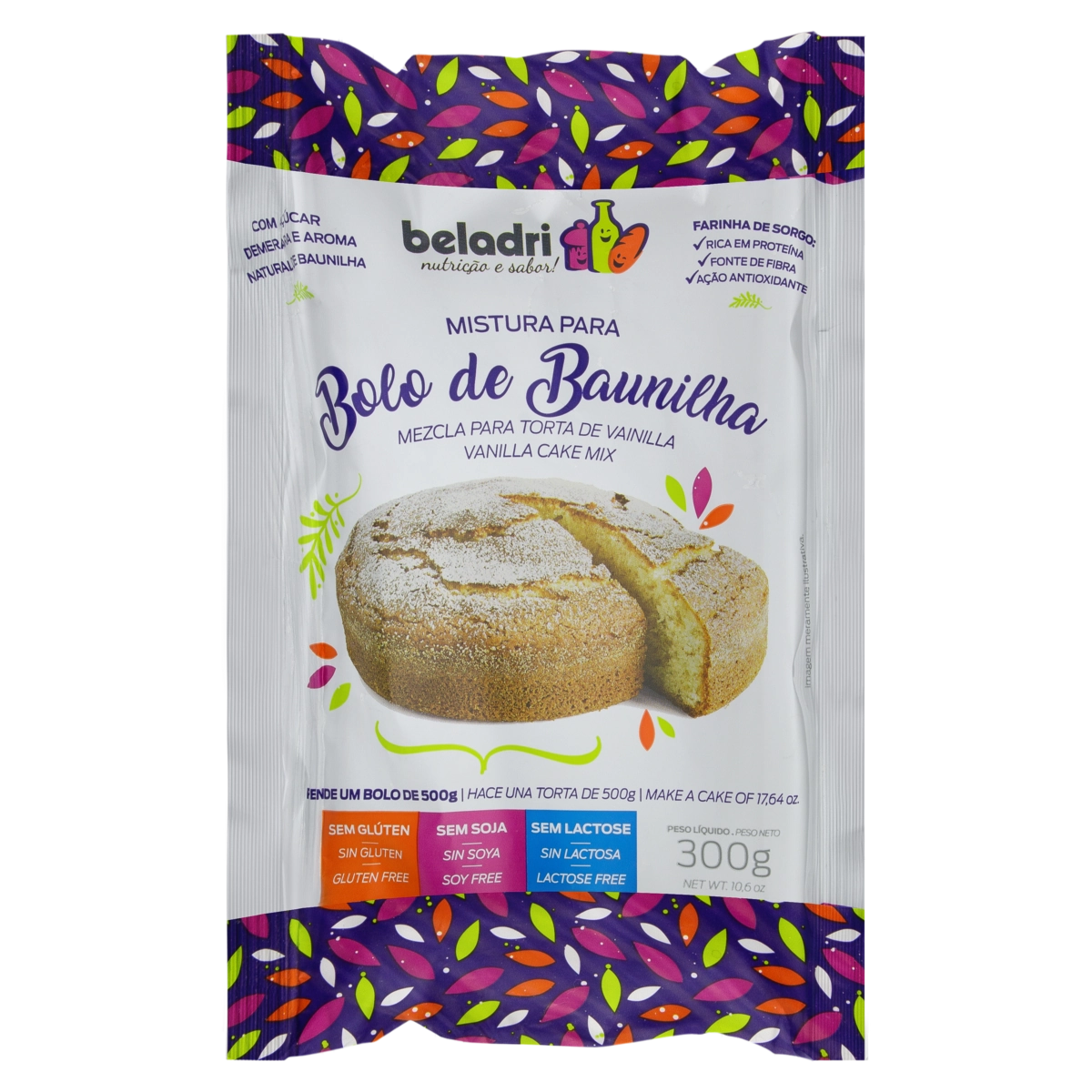 Mistura Bolo Baunilha Beladri 300g