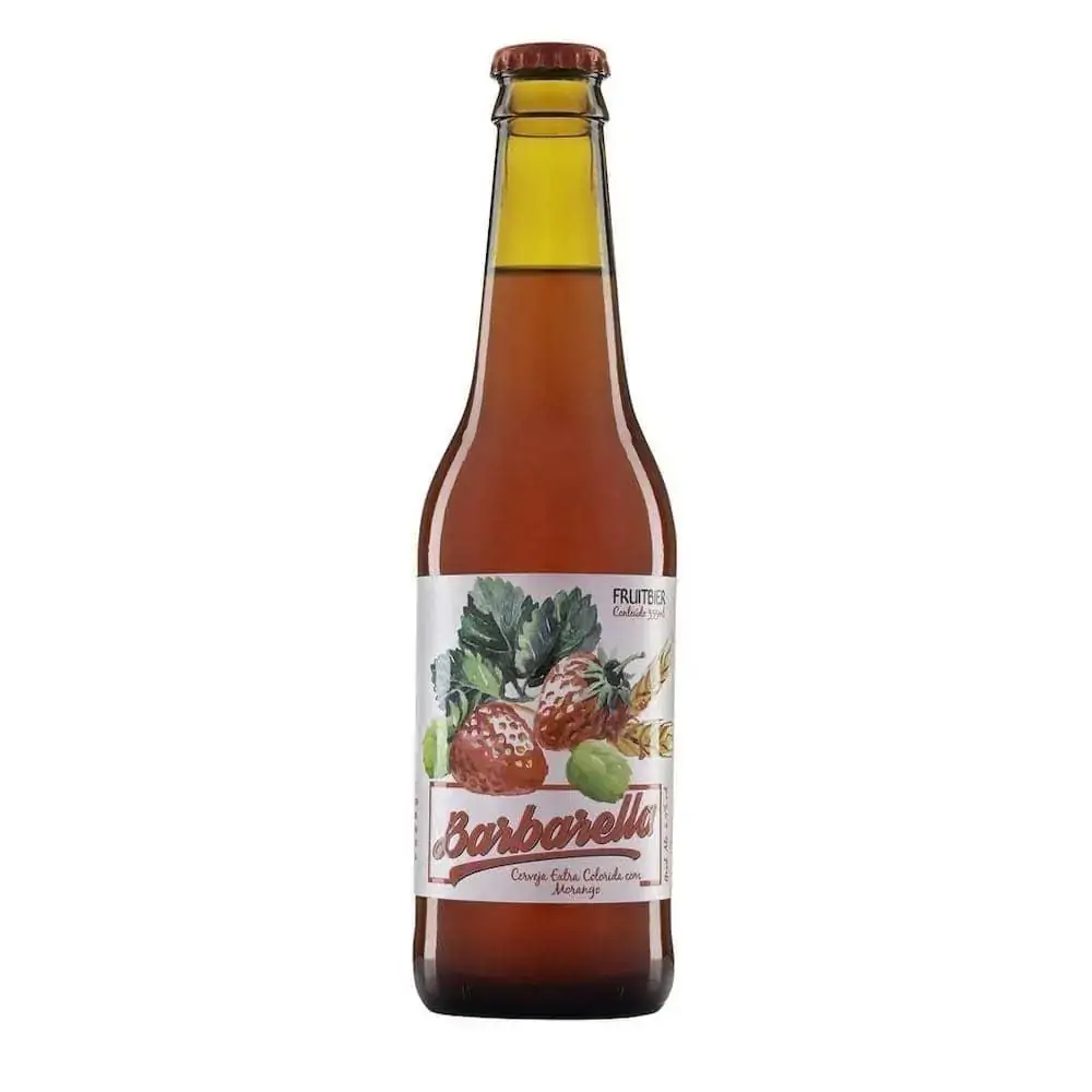 Cerveja Barbarella Fruitbier Morango 330ml