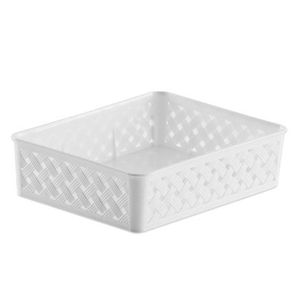 Cesto Organizador Rattan 24x19x6,5cm Chocolate 823chocolate