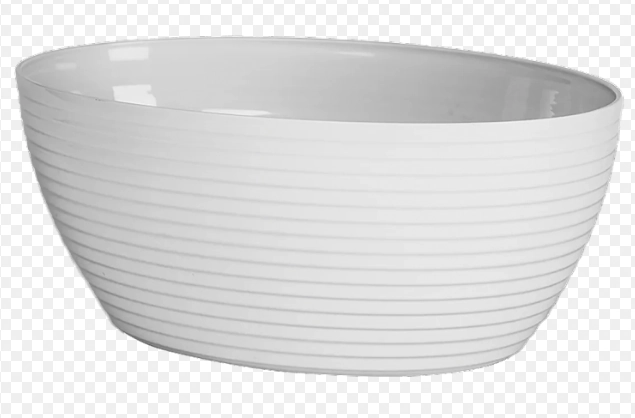 Travessa Oval Friso Le Chef Branca 28x19.5x11cm 1827 Paramount