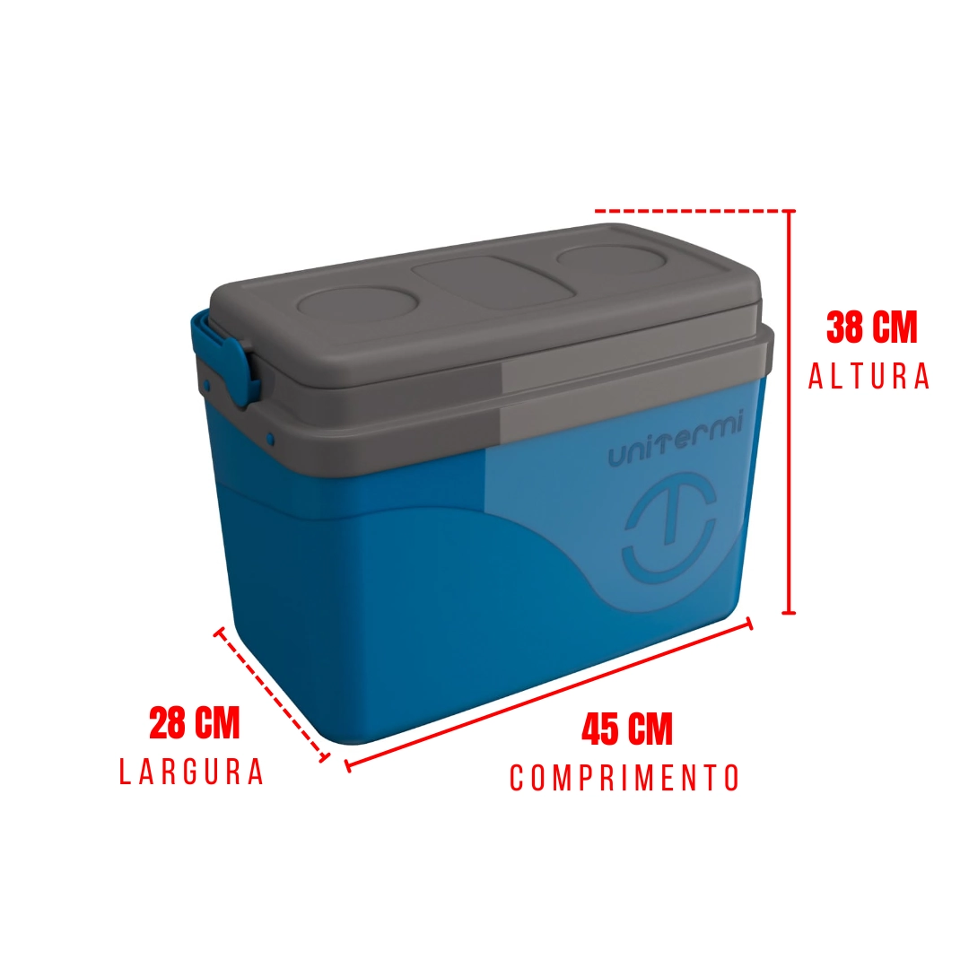 Caixa Termica Unitermi Floripa 32l Azul