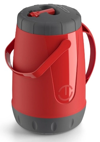 Garrafa Térmica Tereré Unitermi Pavia 2,5Lt Vermelho