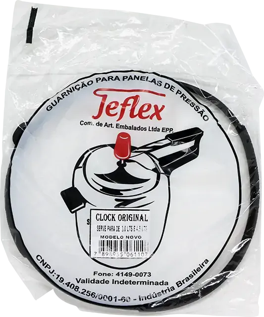 Borracha Panela Jeflex Clock 4 1/2 Lt
