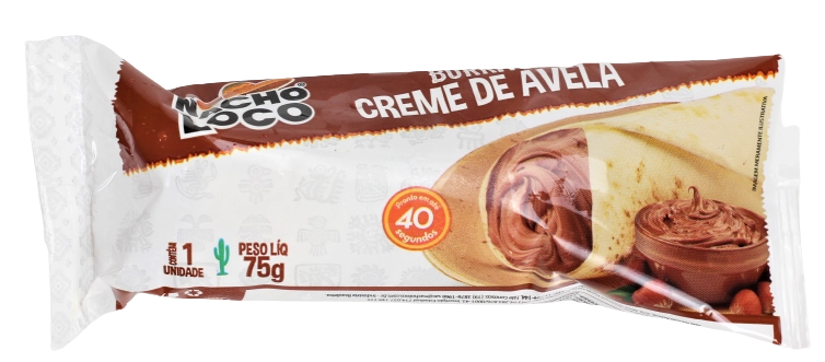 Burrito Nacho Loco Creme Avela 75g