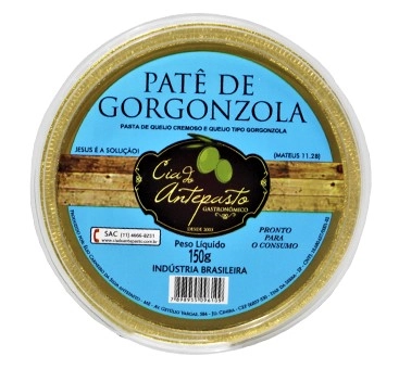 Pate Cia Do Antepasto 170gr Gorgonzola