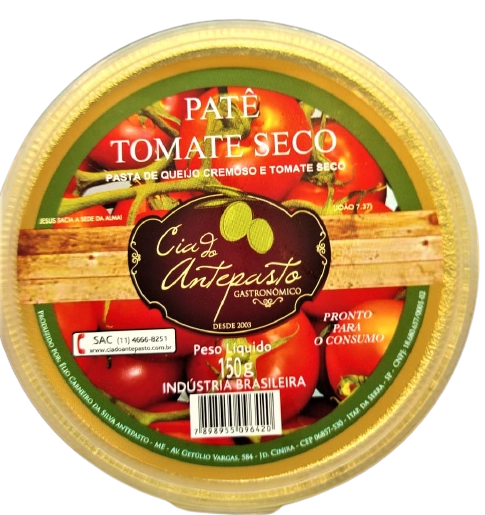 Pate Cia Do Antepasto 150gr Tomate Seco