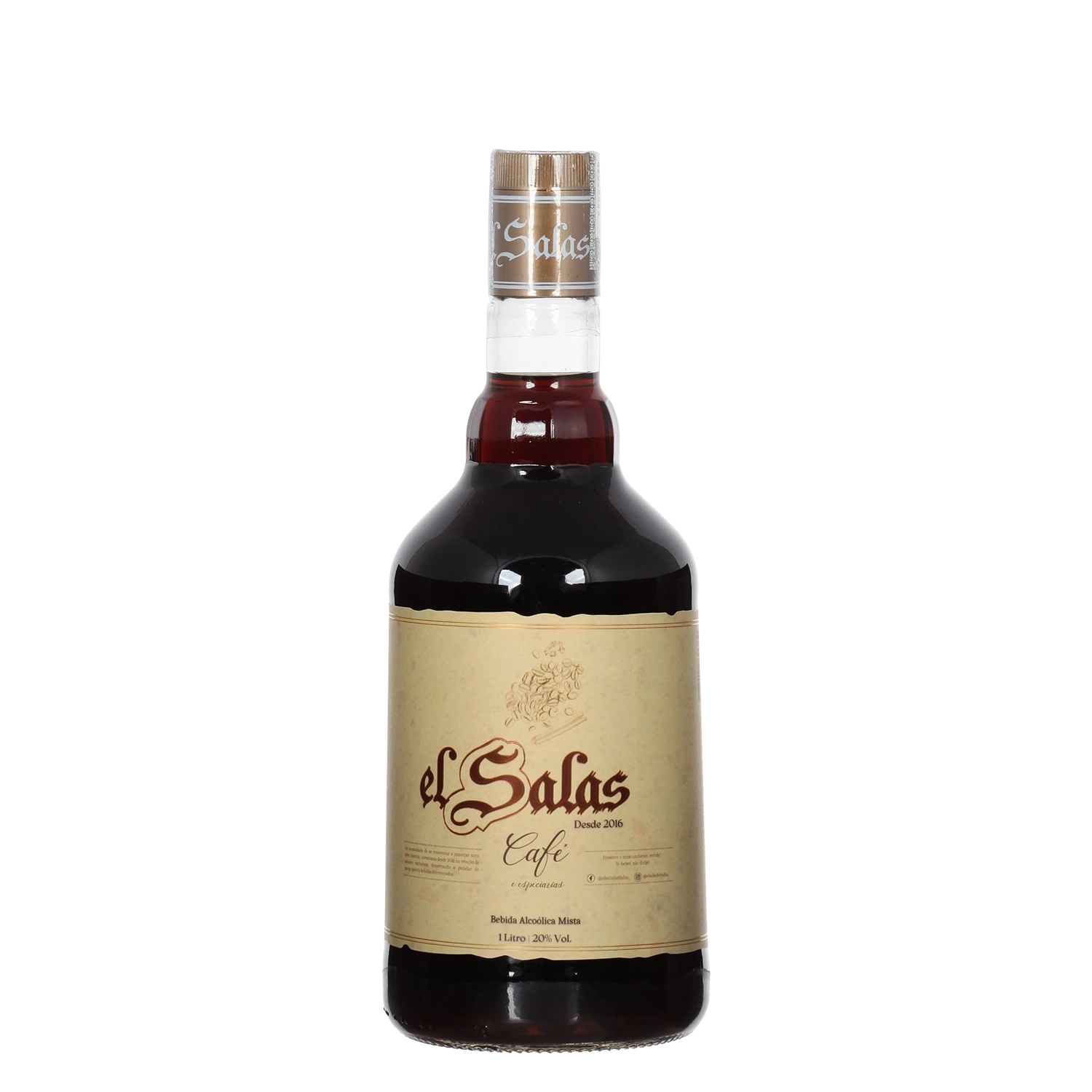 Aguardente El Salas 1l Cafe