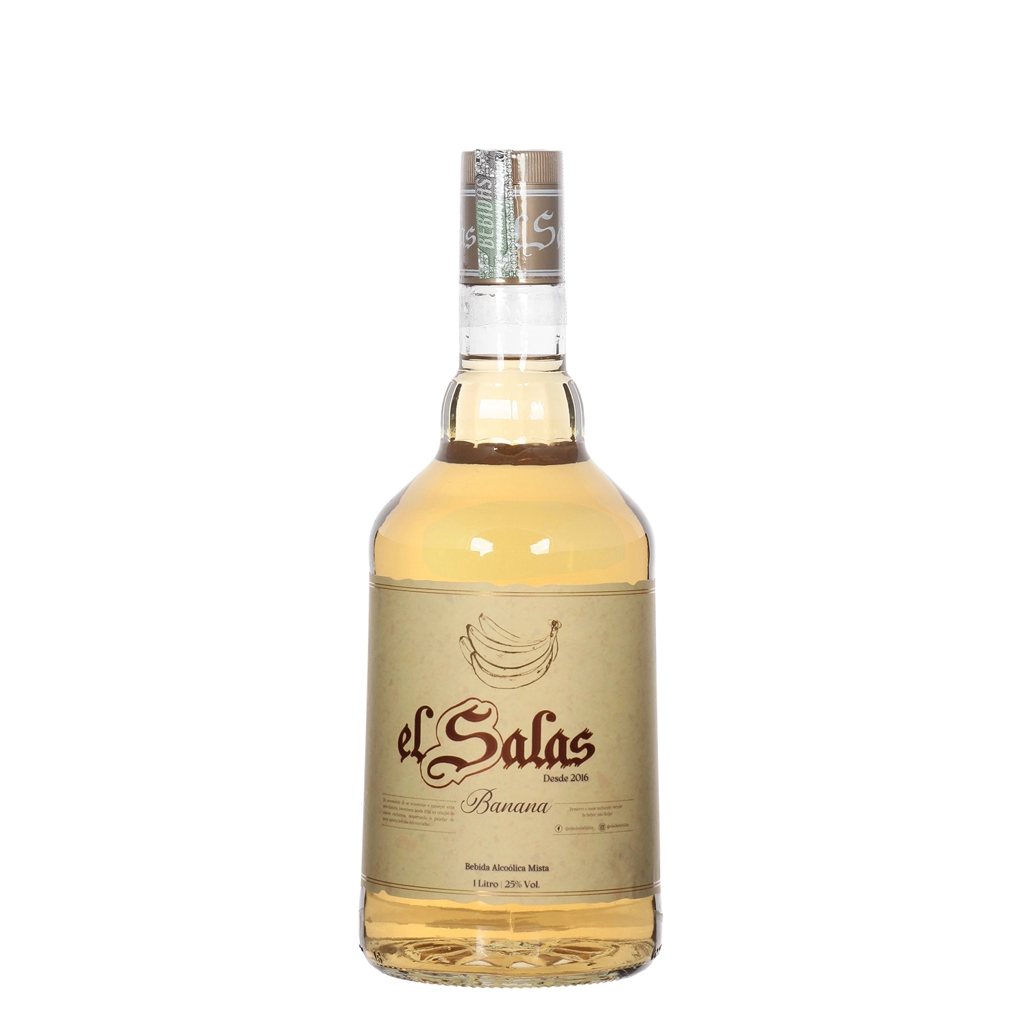 Aguardente El Salas 1l Banana