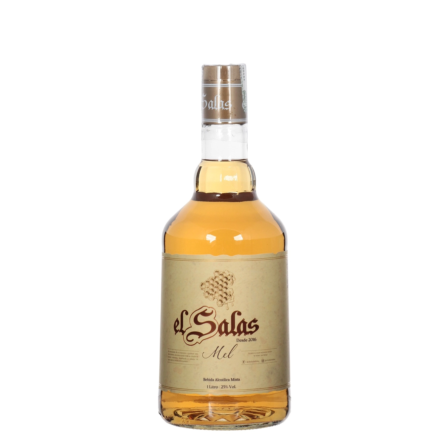 Aguardente El Salas 1l Mel