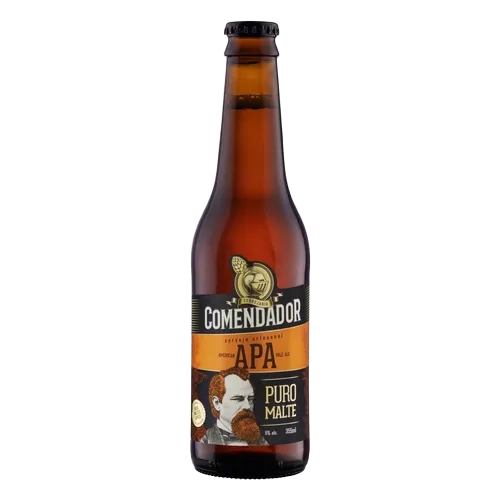 Cerveja Apa Puro Malte Comendador Garrafa 355ml