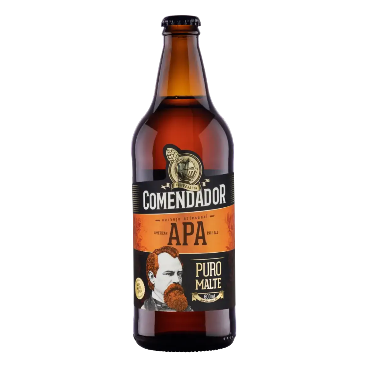 Cerveja Apa Puro Malte Comendador Garrafa 600ml