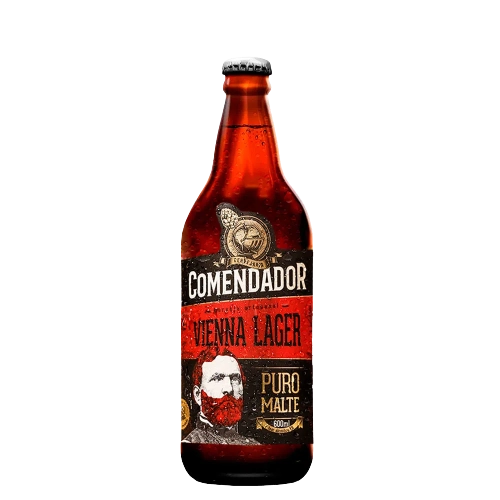 Cerveja Vienna Lager Puro Malte Comendador Garrafa 600ml