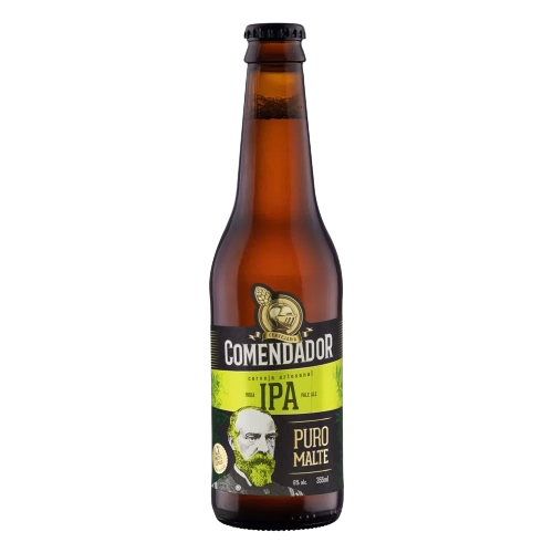 Cerveja Ipa Puro Malte Comendador Garrafa 355ml