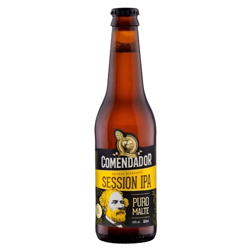 Cerveja Session Ipa Puro Malte Comendador Garrafa 355ml