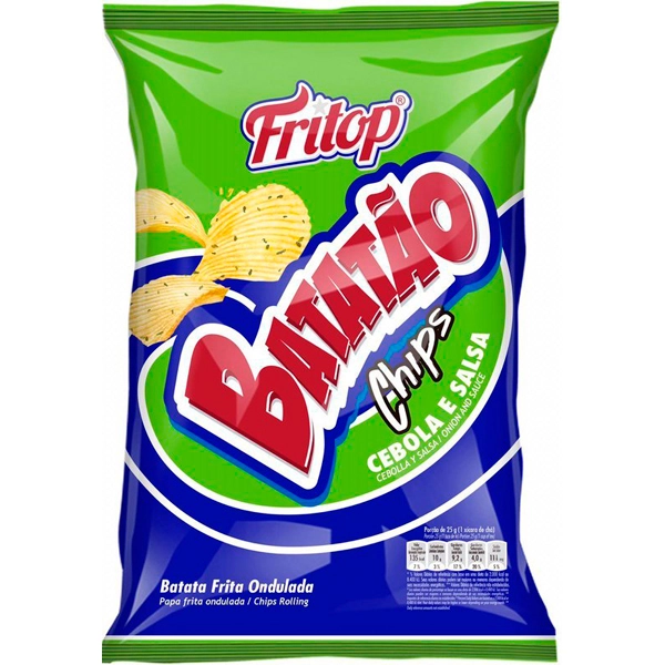 Batatao Fritop 50g Cebola E Salsa