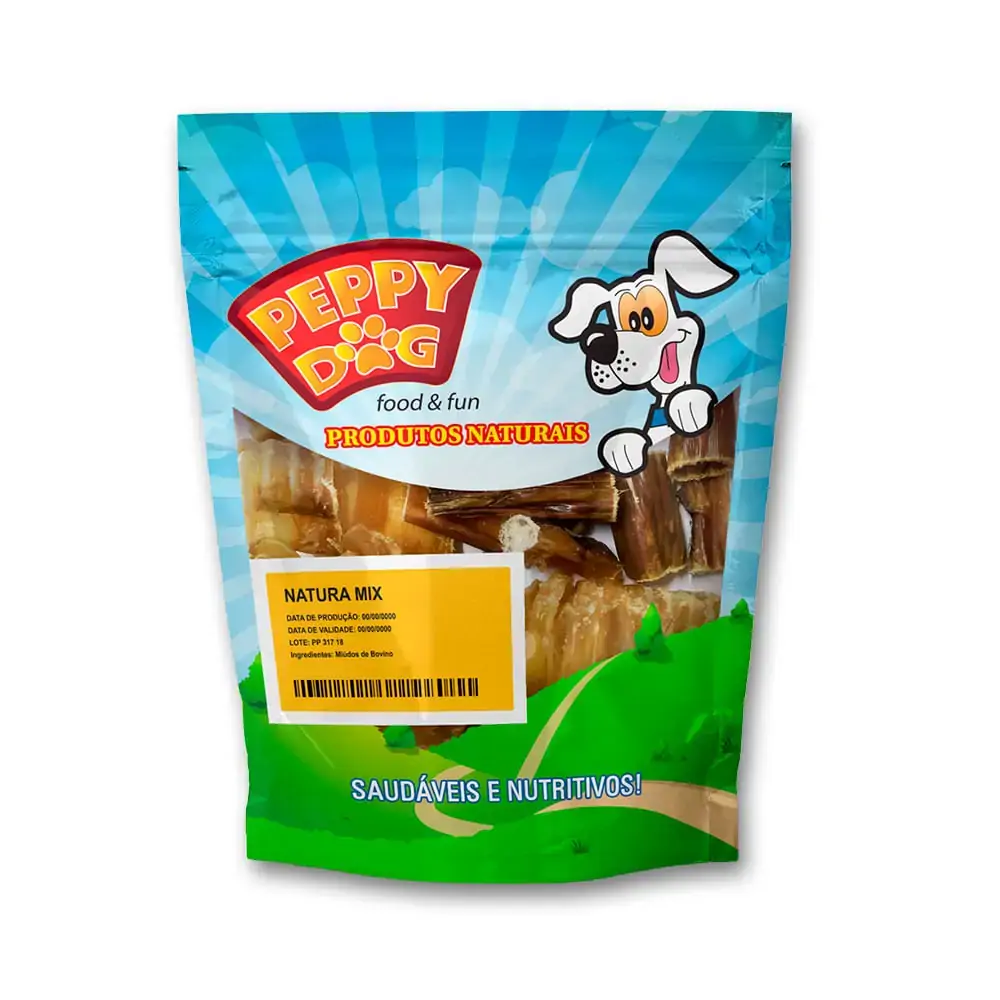 Petiscos Natura Mix 120g Peppy Dog 4un