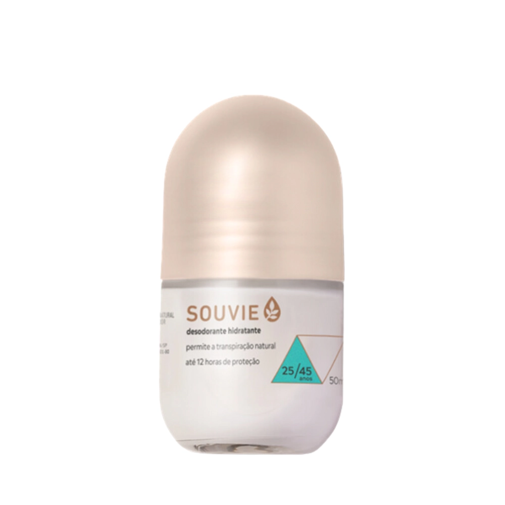 Desodorante Roll On Souvie Hidratante Sem Perfume 25 45 50ml