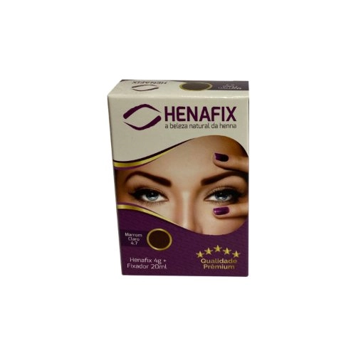 Henna P/sobrancelha Henafix 4,7 Marrom Claro 20ml