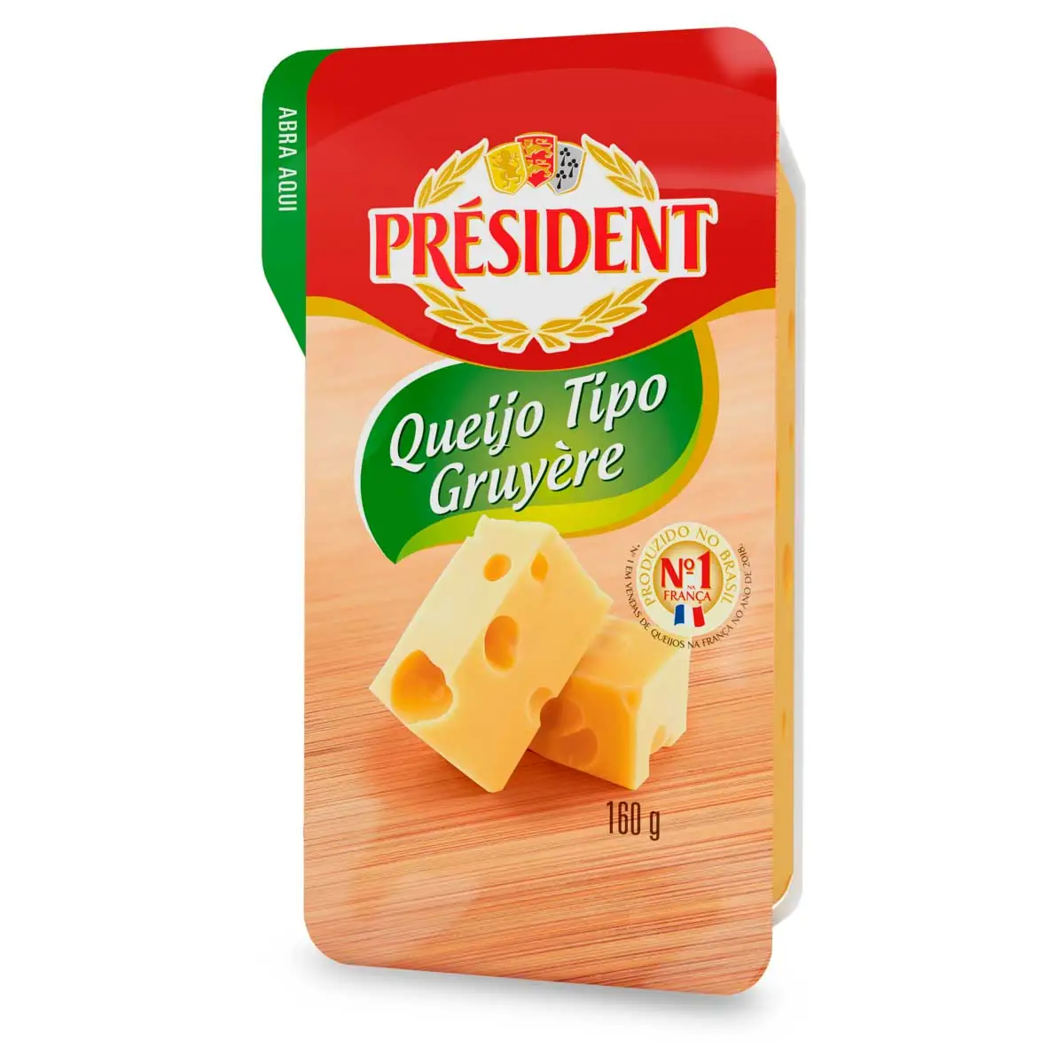 Queijo Gruyere PRESIDENT Fracionado 160g