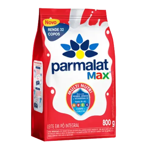 Leite Po Parmalat Max 800g Integral Sachet