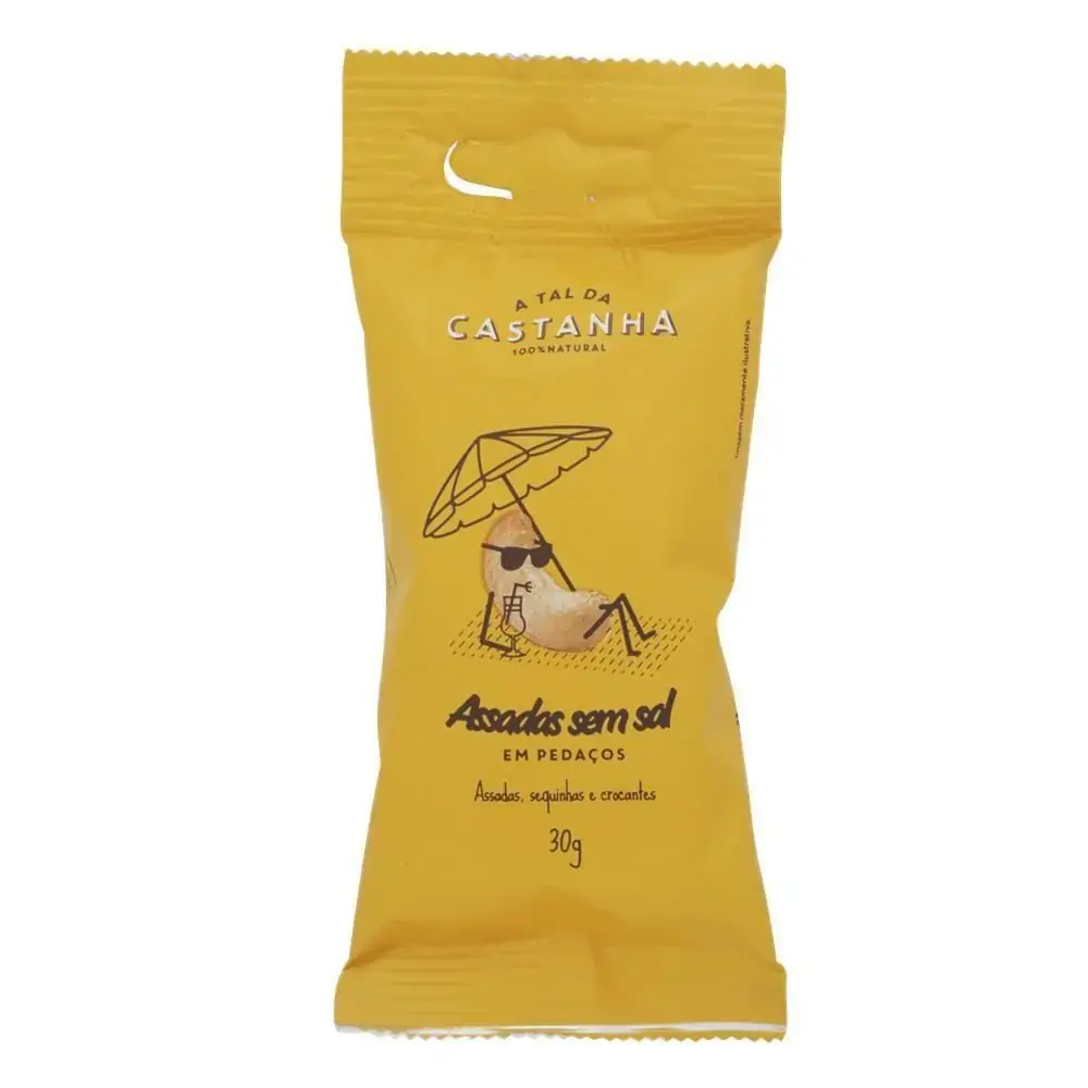 Castanha De Caju Assada S/sal 30g A Tal Da Castanha