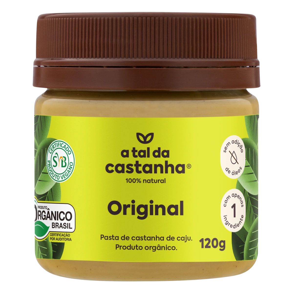 Pasta de Castanha Original Organica - A Tal da Castanha - 120g