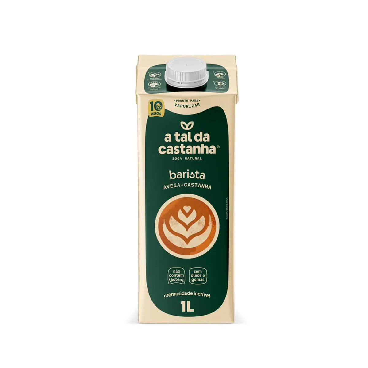 Bebida Vegetal Castanha-de-Caju e Aveia Barista A Tal da Castanha 1L