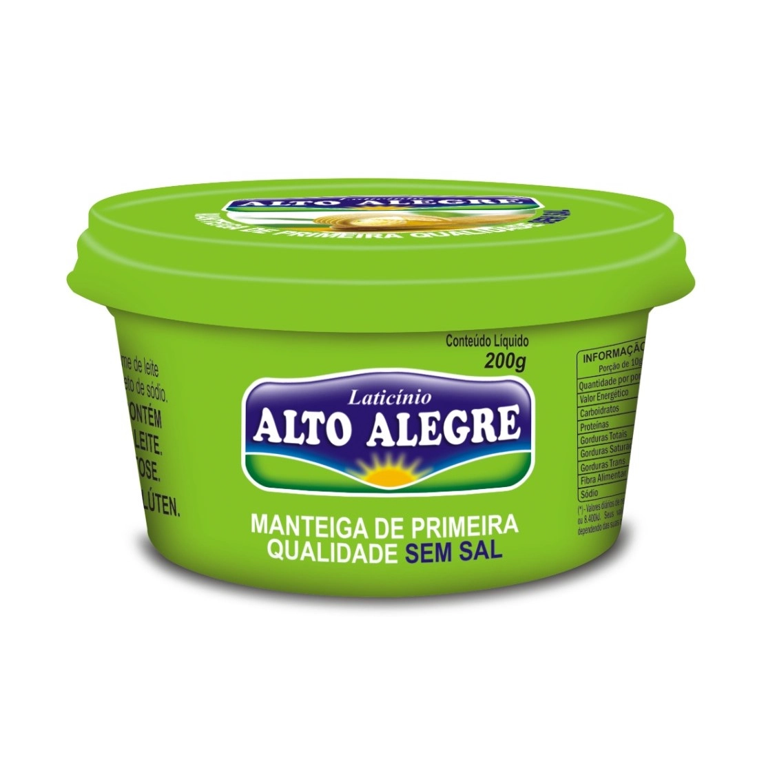Manteiga Alto Alegre 200g S Sal