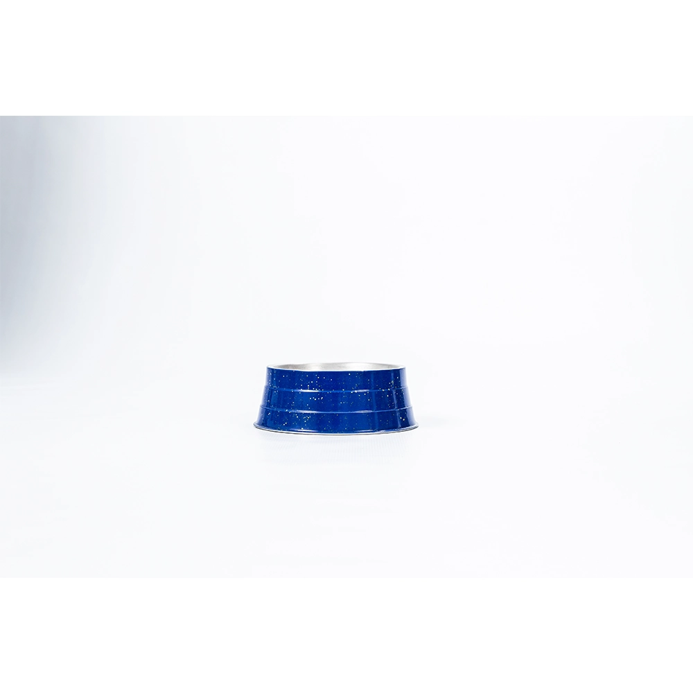 Comedouro De Alumãnio Pesado Azul Nf 600ml