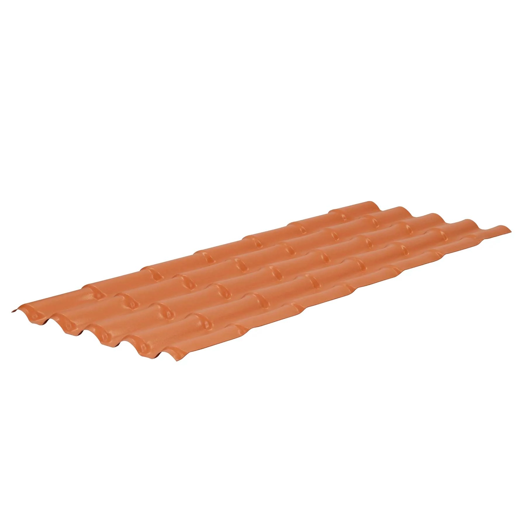 Telha de PVC Colonial 86x230cm 2mm Cerâmica Itec
