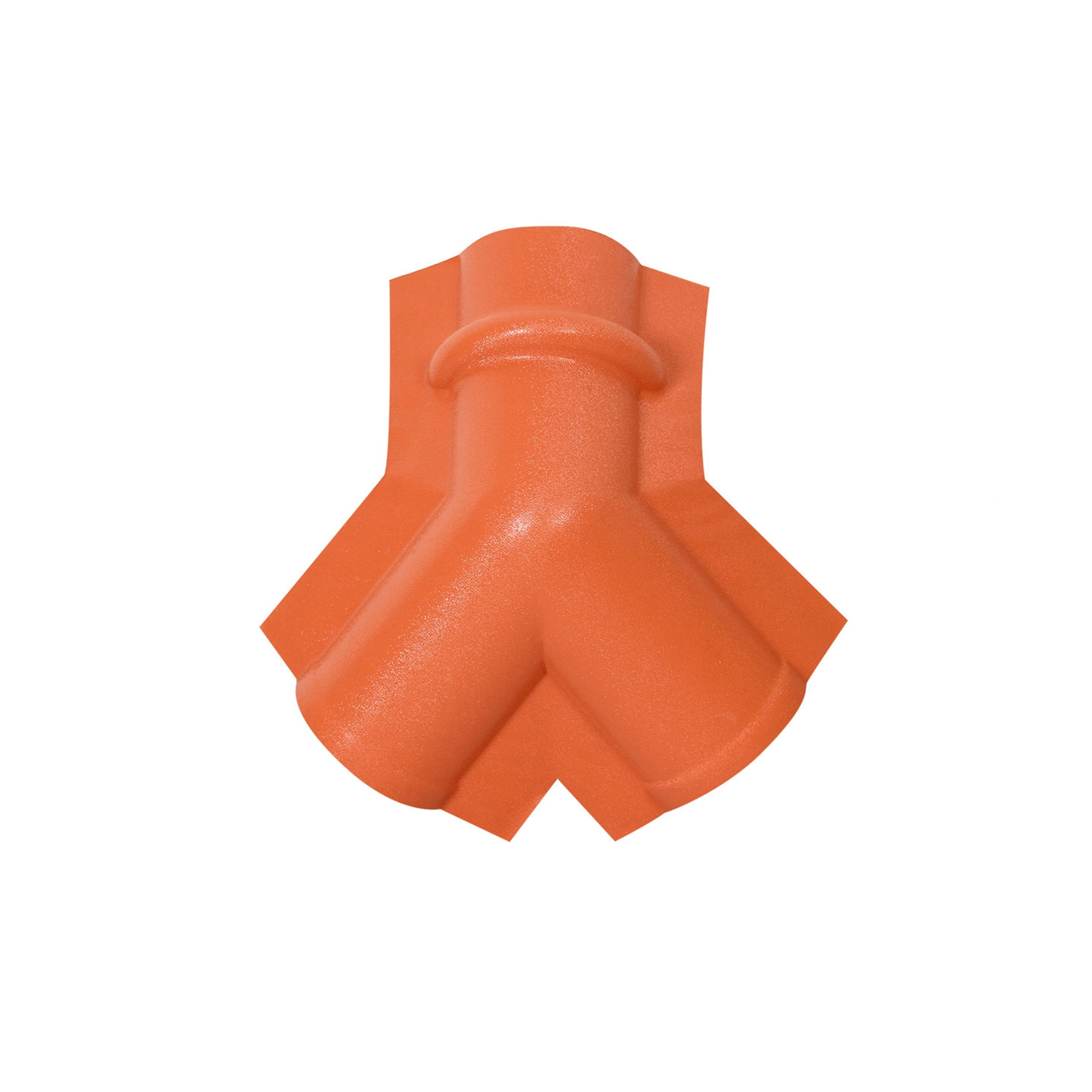Cumeeira de PVC Colonial Triangular 20x54cm Cerâmica Itec