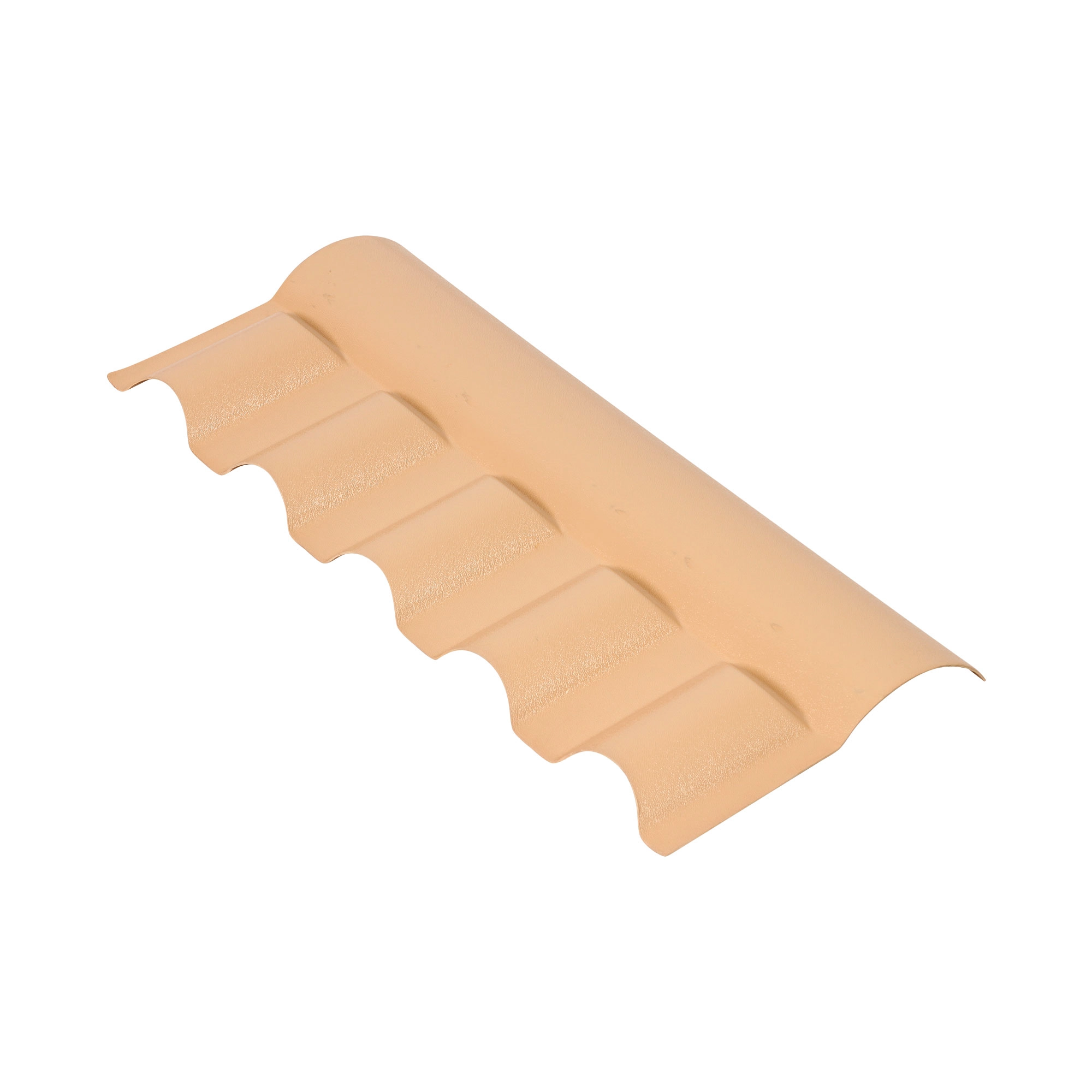 Cumeeira de PVC Colonial Central Articulada 15x88cm Marfim Itec
