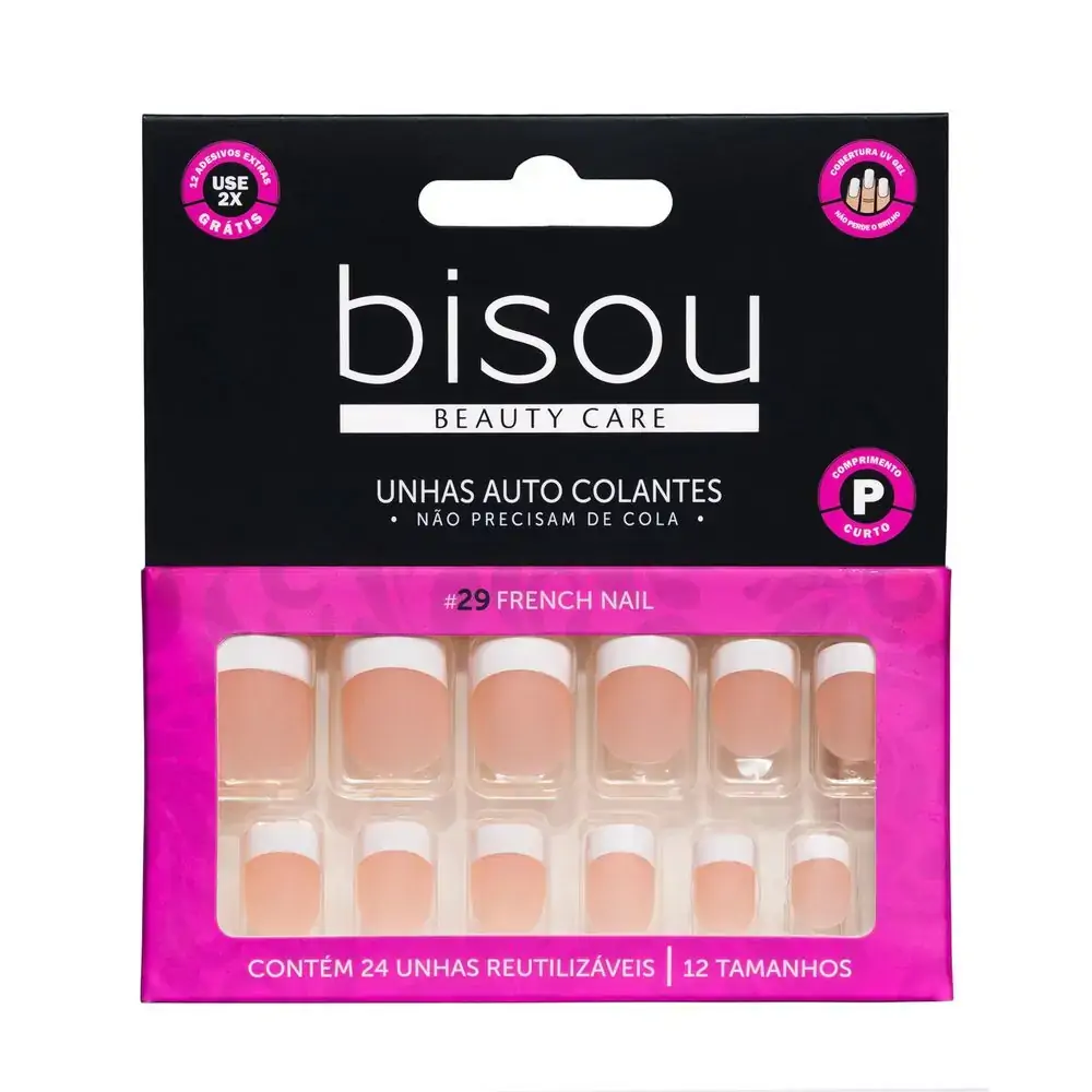 Bisou Unhas Autocolantes R.29 French Nail