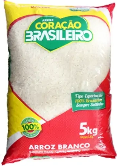 Arroz Tipo 1 5kg Coracao Brasileiro