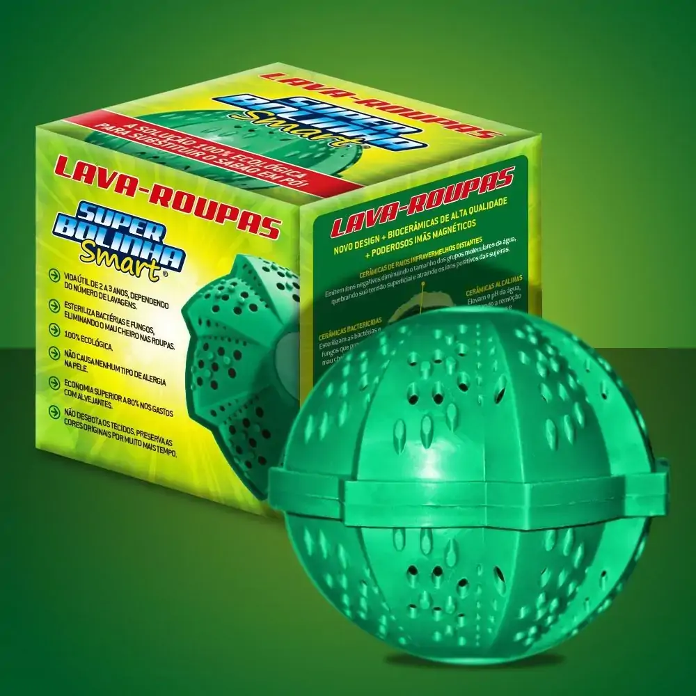 Super Bolinha Smart Para Lavar Roupas 80 De Economia No Consumo De Sabao