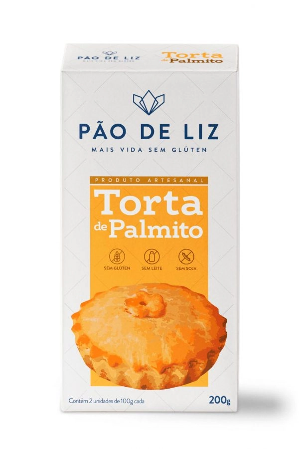 TORTA DE PALMITO PAO DE LIZ MARCA IMPORTAÇÃO
