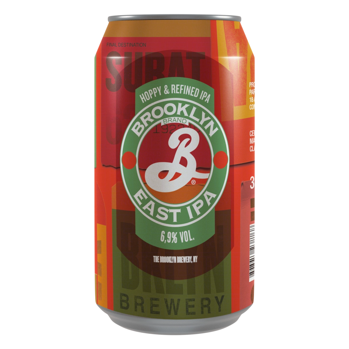 Cerveja East IPA Puro Malte Brooklyn Lata 350ml