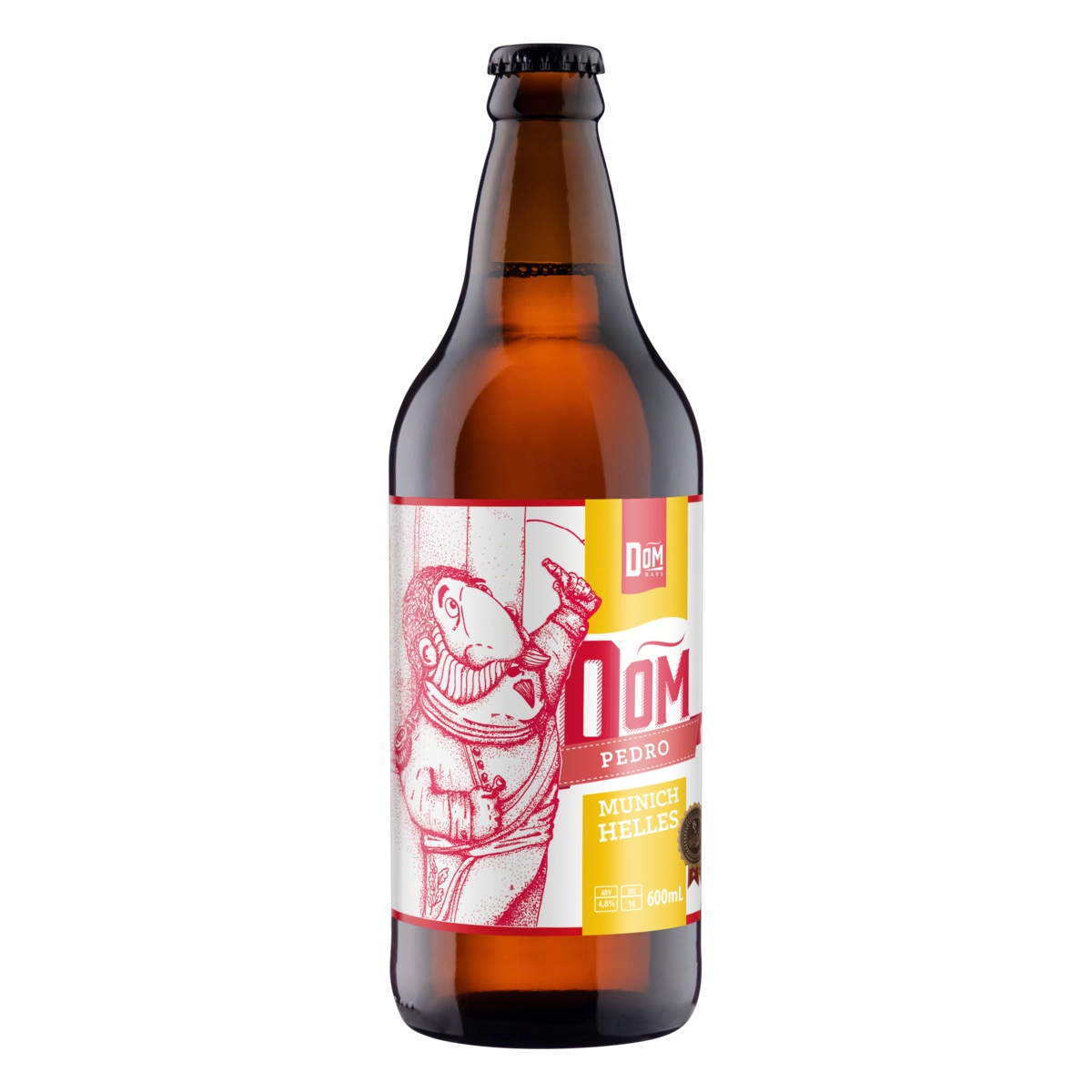 Cerveja DOM HAUS Dom Pedro Helles 600ml