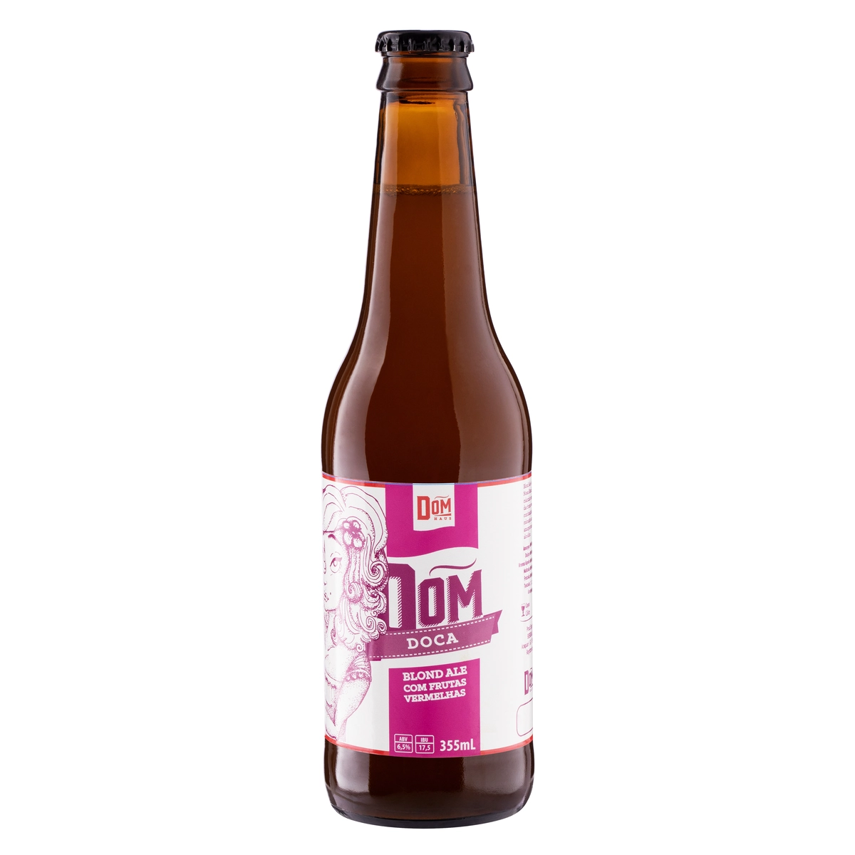 Cerveja Blond Ale Dom Doca Frutas Vermelhas Dom Haus Garrafa 355ml