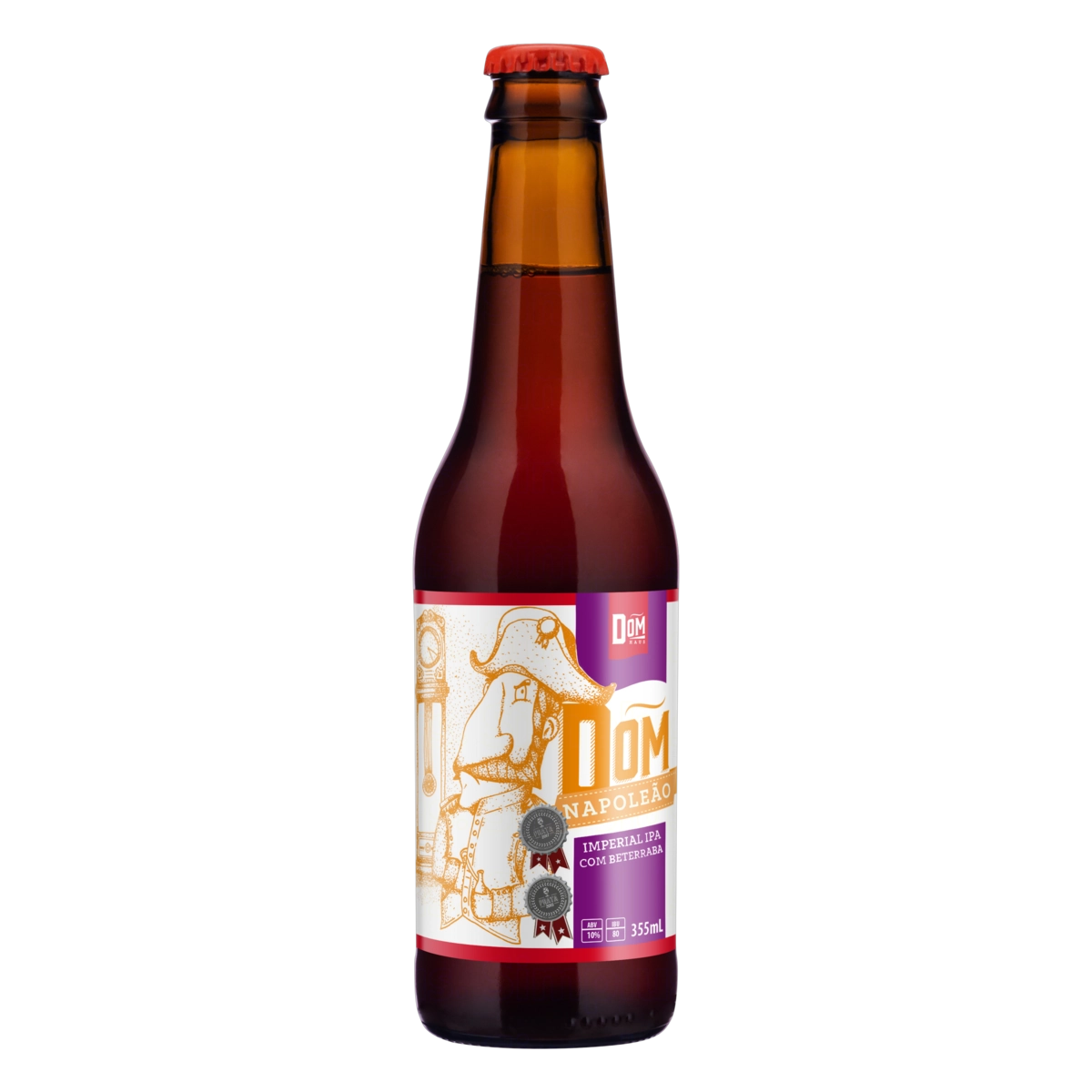 Cerveja Imperial Ipa Dom Napoleão Beterraba Dom Haus Garrafa 355ml