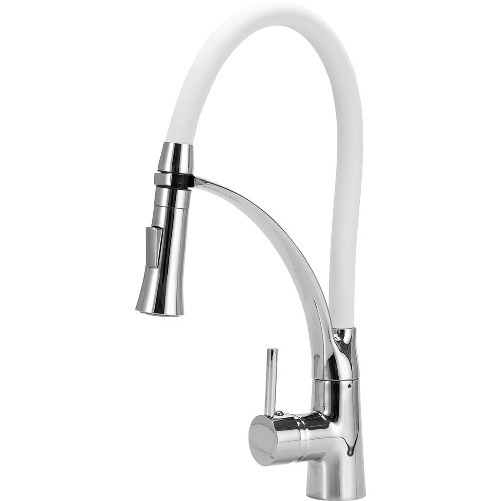 Torneira Para Cozinha Gourmet Misturador Monocomando Solimões Pingoo.casa - Branco
