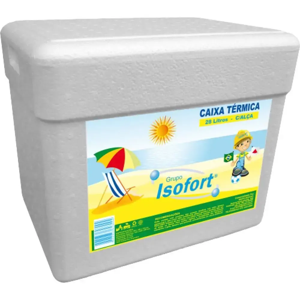 Caixa Isopor Isofort C/alça 28