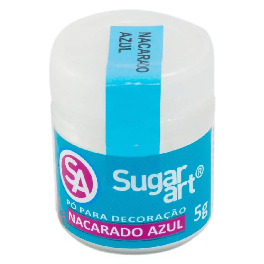Po P/decoracao Nacarado Azul 5g