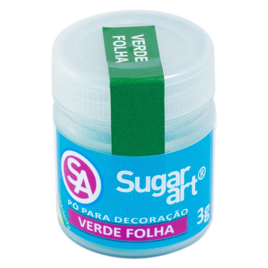 Po P/ Decoracao Verde Folha 3g