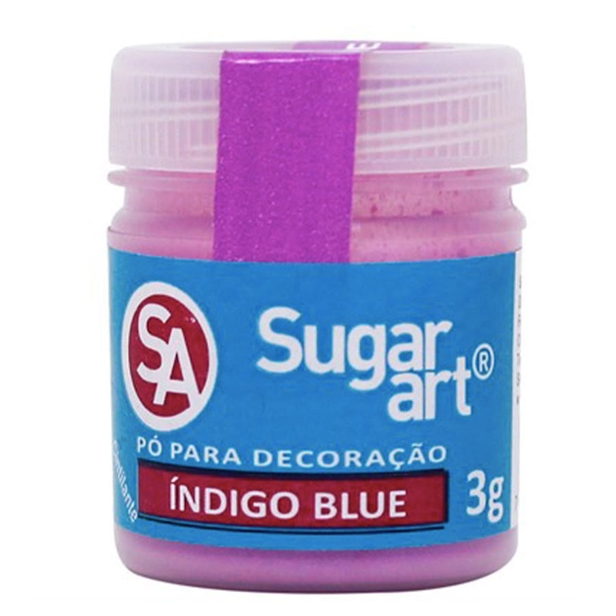 Po P/ Decoracao Indigo Blue 3g