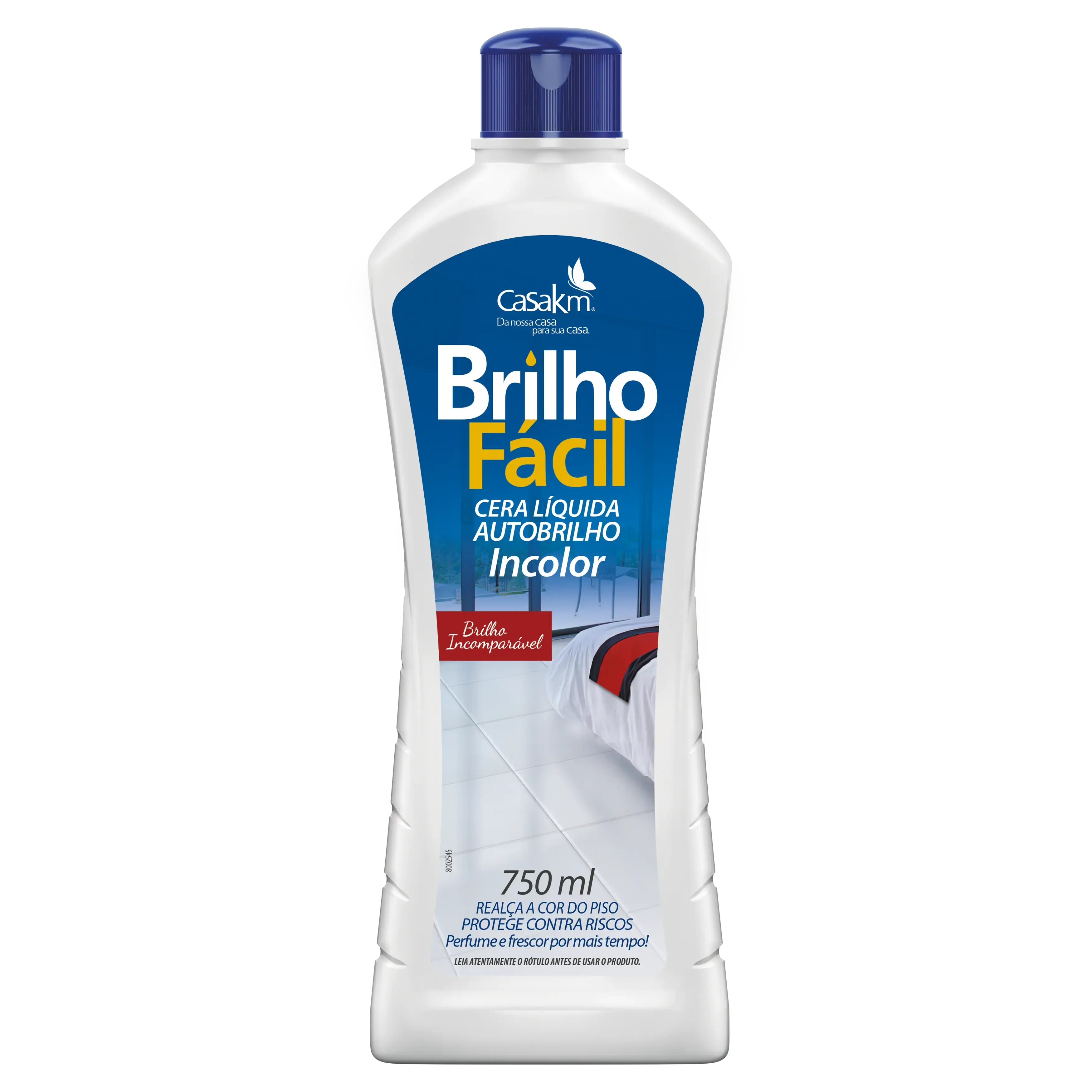 Cera Líquida Autobrilho Incolor Brilho Fácil Frasco 750ml