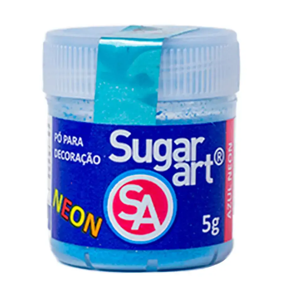 Po P. Decor Azul Neon 5g Sugar Art