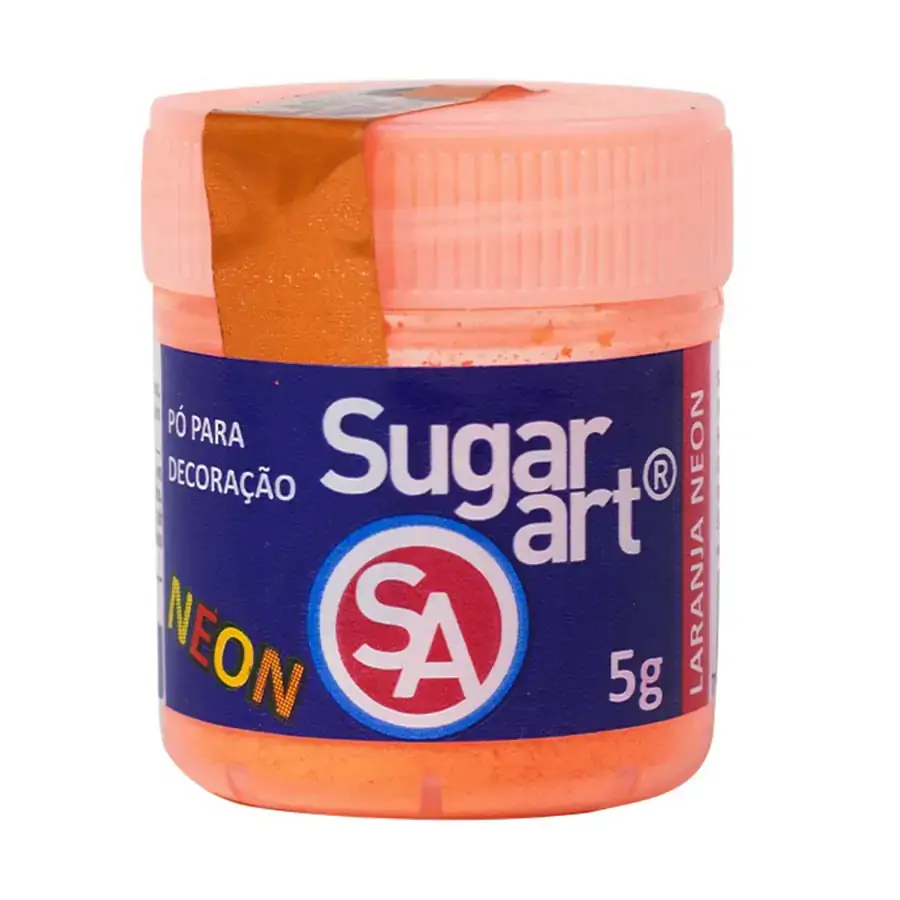 Po P. Decor Laranja Neon 5g Sugar Art