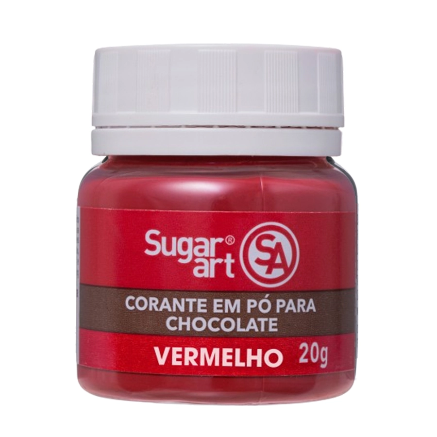 Corante Po Lipossoluvel Vermelho 20g Sugar Art